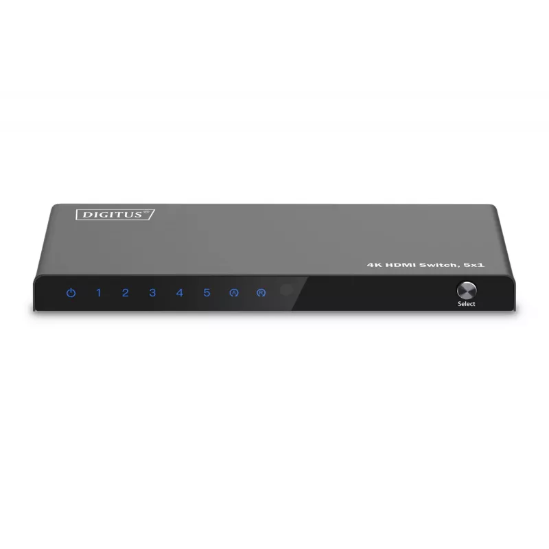 HDMI jungiklis DIGITUS DS-55332, 5x1, 4K 60Hz