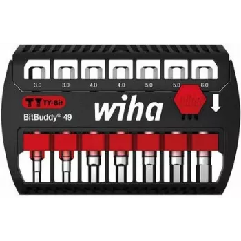 Wiha 42114 7 vnt. atsuktuvų antgalių rinkinys BitBuddy®