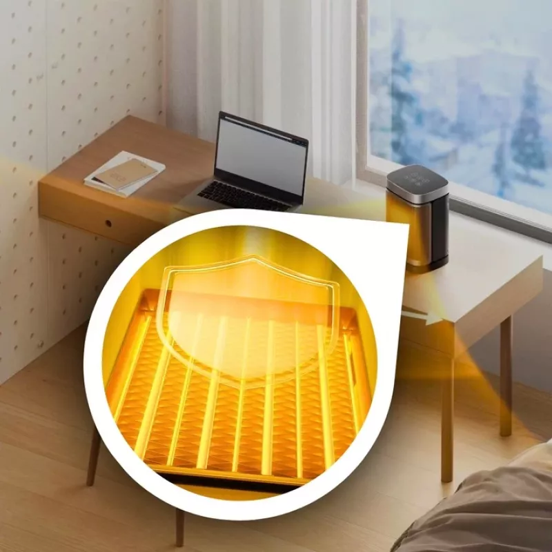 Extralink keraminis elektrinis bokštinis šildytuvas 1500W su LED ir nuotolinio valdymo pultu