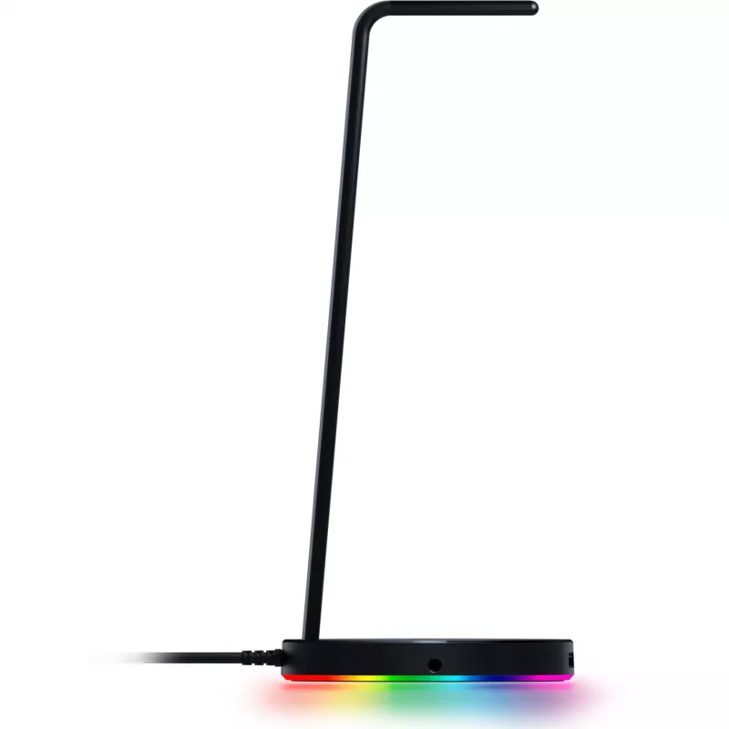 Razer Base Station V2 Chroma stovas ausinėms, juodas, 2x USB 3.1, 3.5 mm su DAC, 7.1 garsas, RGB