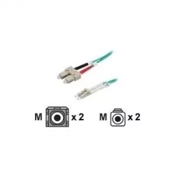 Šviesolaidinis šuolinis kabelis ROLINE OM3 50/125µm LC/SC 3m