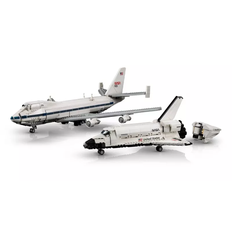 LEGO Icons Shuttle Aircraft 10360 statybinis rinkinys — 2417 dalių, 270 × 535 × 630 mm ekspozicinis modelis