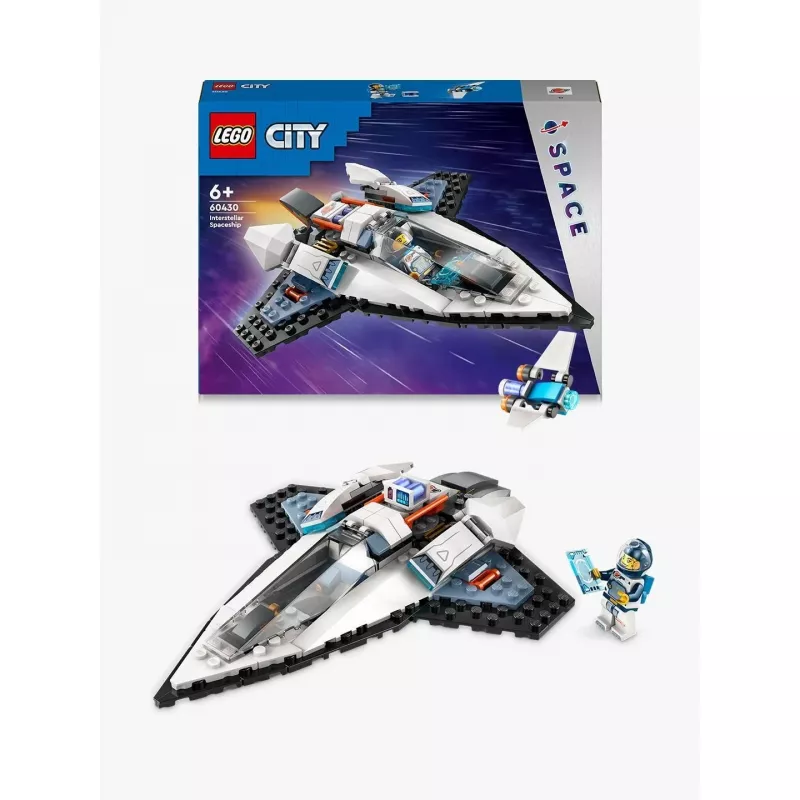 LEGO City statybinis žaislas Kosminis laivas 60430 – 240 dalių, 1 minifigūrėlė, nuo 6 metų, 170×220×40 mm