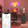 Nanoleaf NL47-0002TW-9PK LED trikampės sieninės plokštės RGB – 9 vnt. komplektas, baltos spalvos