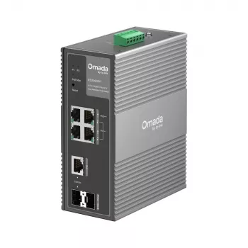 TP-Link IES206GPP valdomas tinklo jungiklis Gigabit Ethernet (10/100/1000) su PoE juoda