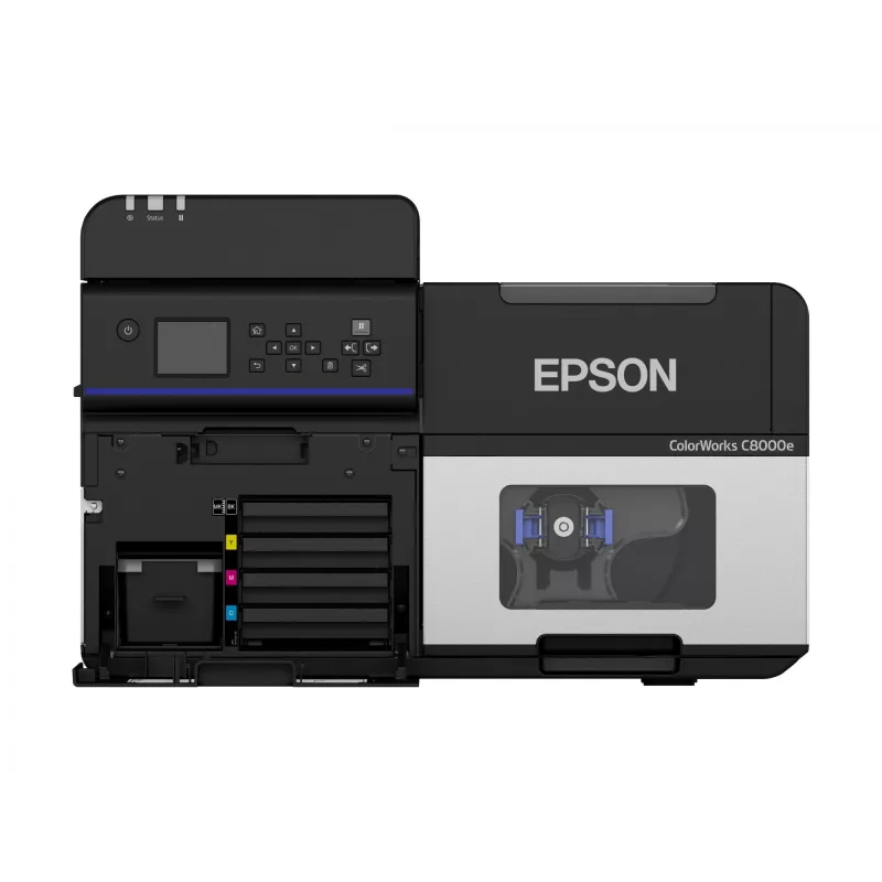 Epson ColorWorks C8000e (BK) spalvotas etikečių spausdintuvas, rašalinis, 600 x 1200 DPI, 300 mm/s, laidinis ir belaidis Ethernet LAN