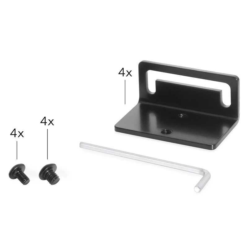 Dekoratyviniai aksesuarai Alphacool 29943 juodi plastikas plienas 194mm 43mm 40mm