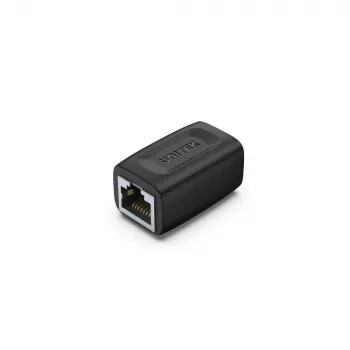 UNITEK A1026Bk lyties keitiklis RJ-45 moteriškas–moteriškas Cat7 1 Gbit/s juodas