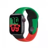 Apple 44mm Black Unity Sport Dirželis S/M Juoda Žalia Raudona