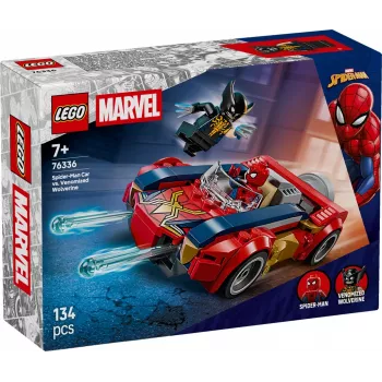 LEGO MARVEL 76336 Spider-Man automobilis prieš Venomizuotą Wolverine