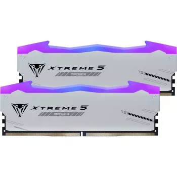 48 GB DDR5-6400 (2x 24 GB) dviejų modulių rinkinys, juoda, Patriot Viper Xtreme 5 MPower RGB, PVXR548G64C32KM, INTEL XMP
