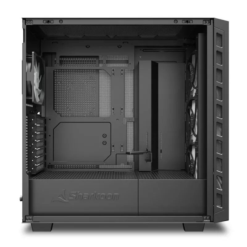 Sharkoon REBEL C80G RGB Midi Tower juodos spalvos
