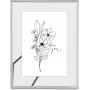 Hama Flower Vienintelis nuotraukų rėmelis Sidabrinis