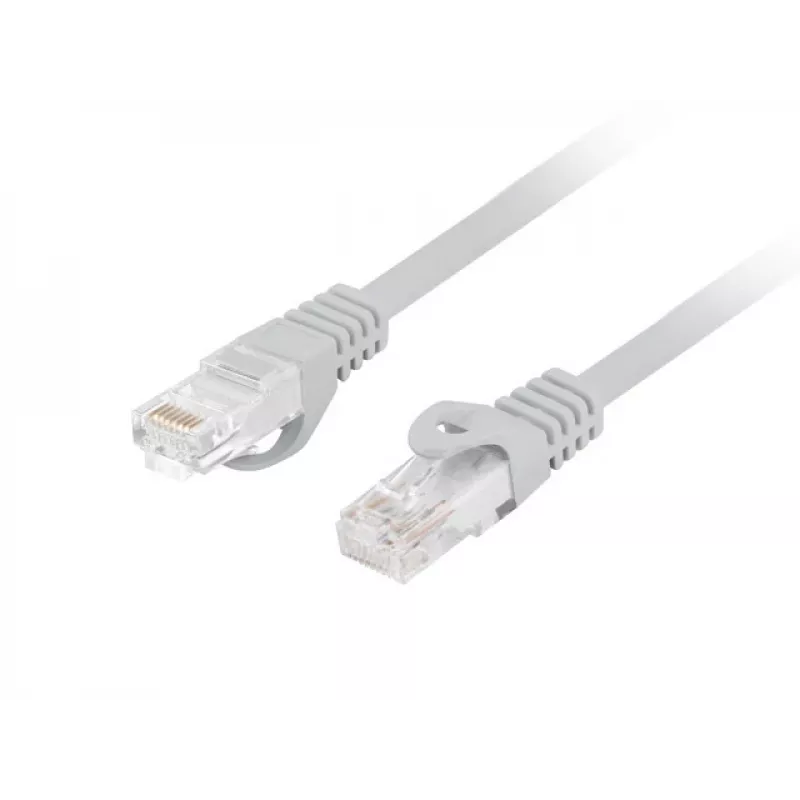 LANBERG Cat6 U/UTP tinklo kabelis PCU6-10CU-0500-S, RJ-45 – RJ-45, 5 m, pilkas