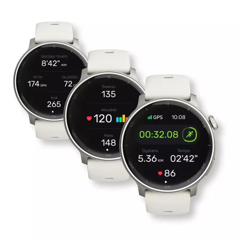 Išmanusis laikrodis Stelio Activ GPS 46mm sidabrinis STSWA101SR