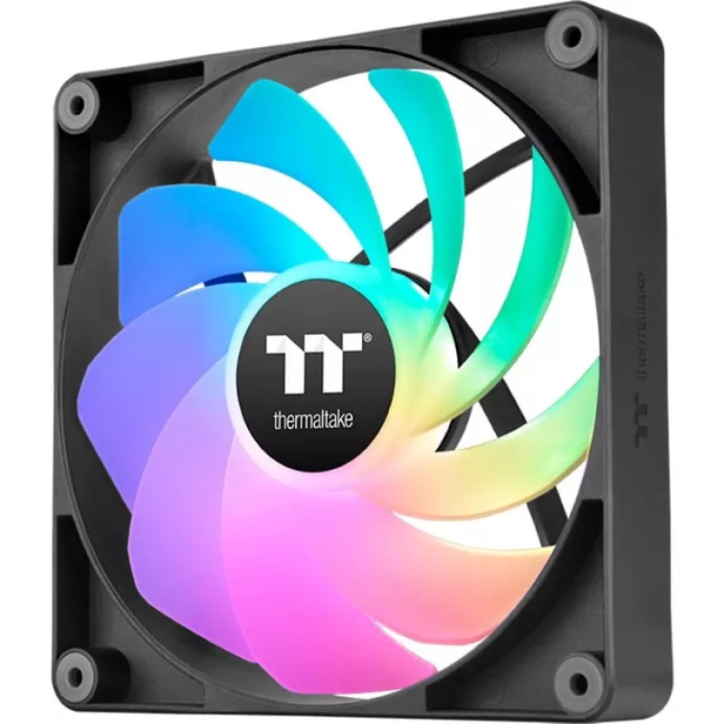 Thermaltake CT120 Reverse ARGB 120mm korpuso ventiliatoriai, 2 vnt. pakuotė, juodi