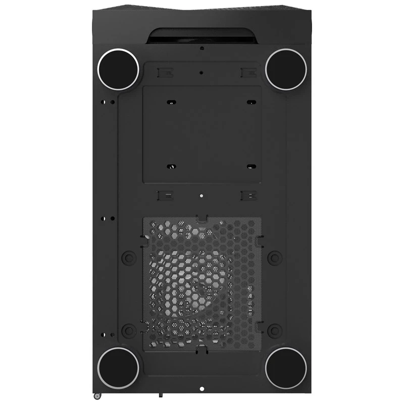 MONTECH X3 X3MESH-BK Juodas MIDI bokštas kompiuterio korpusas su tinkliniu priekiu