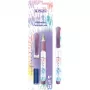 Parker stiliaus rašiklis Herlitz New Batik Freedom cartridge violetinis baltas