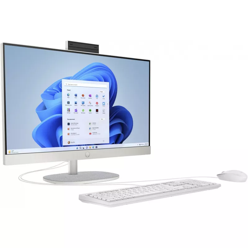 HP 24-cr0006ng - Viskas viename - Ryzen 5 7520U / 2,8 GHz - RAM 16GB - SSD 512GB - NVMe - Radeon 610M - 1GbE, Wi-Fi 6, Bluetooth 5,3