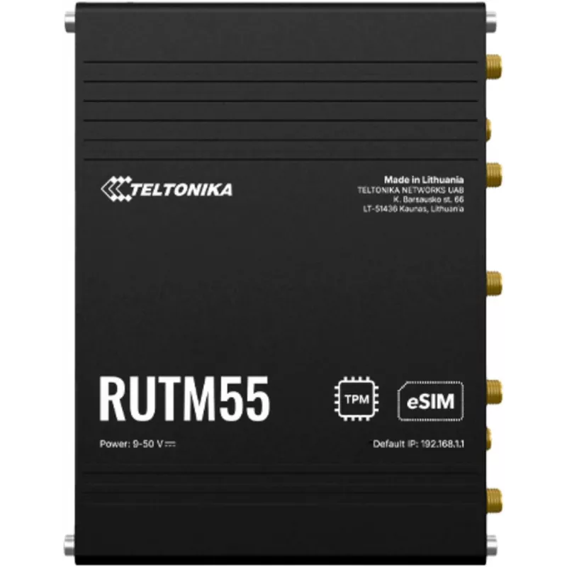 Maršrutizatorius Teltonika RUTM55 5G pramoninis Wi-Fi 6
