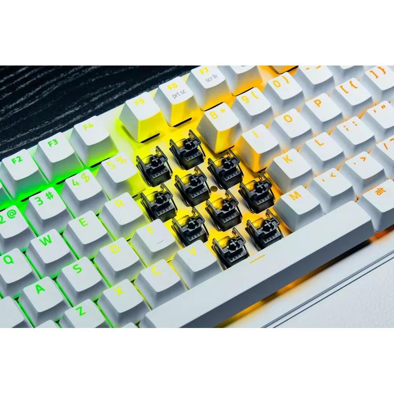 Razer Huntsman V3 Pro Tenkeyless 8KHz | Žaidimų klaviatūra | Laidinė | US | Balta | Razer Analog Optical Switch Gen-2