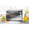 Mini orkaitė Rommelsbacher BGS 1400, 18 L, 230°C, 5 kaitinimo režimai, rotiseris, sidabrinė/juoda