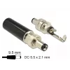DC kištukas DeLOCK 89913 (5,5 x 2,1 mm, litavimui)