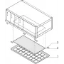 SCHROFF FILTER MAT 84HP (ATSARGINĖ DALIS) - Stovo priedas (64571036)