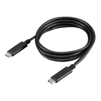 Lenovo USB-C laidas, 24 kontaktų USB-C (vyriškas) į 24 kontaktų USB-C (vyriškas), 1,0 m, skirtas ThinkPad USB-C Dock Gen 2 (W125691048)