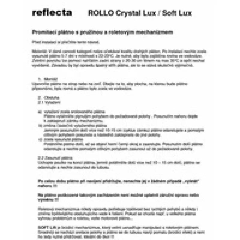 Projekcinis ekranas Reflecta CrystalLine Rollo 176x176 cm