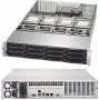 Super Micro Supermicro SC829 HE1C4-R1K02LPB - stovo korpusas - montuojamas į stovą - 2U - patobulintas išplėstinis ATX - SATA/SAS - karštai keičiamas 1000 W - juodas (CSE-829HE1C4-R1K02LPB)
