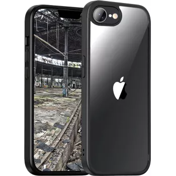 JT BERLIN Pankow Hybrid apsauginis dėklas, skirtas Apple iPhone 16E, tinka iki 15,4 cm (6,06 colio) ekranui, juodas