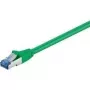 Wentronic Goobay CAT 6a jungiamasis laidas, S/FTP (PiMF), Žalias, 7,5 m - LSZH halogenų neturintis, Varis (93849)