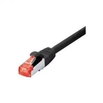 Tecline exertis Connect - Jungiamasis kabelis - RJ-45 (M) į RJ-45 (M) - 1,5 m - SFTP, PiMF - CAT 6 - Be halogenų, Su apsauga nuo užkliuvimo - Juoda (715015S)