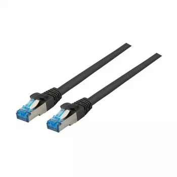 EFB-Elektronik RJ45 Patch Laidas Cat.6A S/FTP TPECat.7 Raw Cable superflex juodas 1m