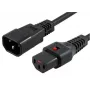 Microconnect PC1024 maitinimo laidas juodas 1 m C13 kištukas C14 lizdas