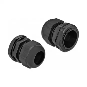 Kabelio įvadas DeLOCK 60224 Juodas Plastikas 10 vnt.