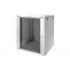 DIGITUS Professional Dynamic Basic Series DN-19 16U-6/6-EC - tinklo spinta montavimui ant sienos - pilka, RAL 7035 - 16U - 48,3 cm (19 inch)