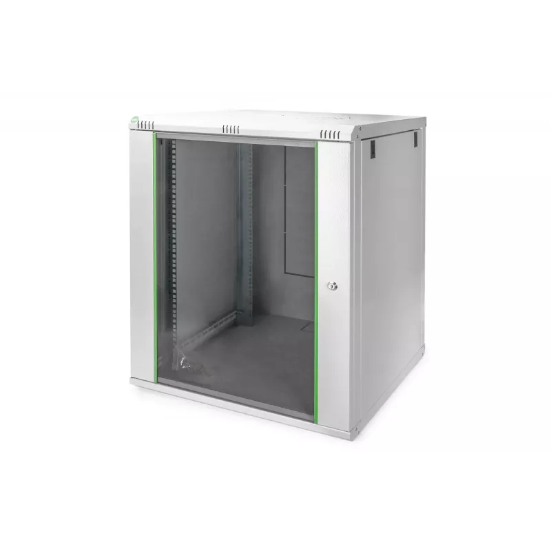 DIGITUS Professional Dynamic Basic Series DN-19 16U-6/6-EC - tinklo spinta montavimui ant sienos - pilka, RAL 7035 - 16U - 48,3 cm (19 inch)