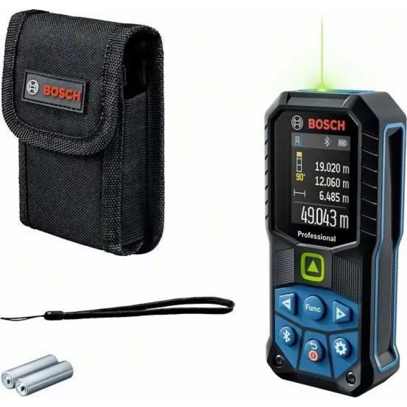 Bosch GLM 50-27 CG Professional lazerinis atstumo matuoklis juoda, mėlyna 50 m