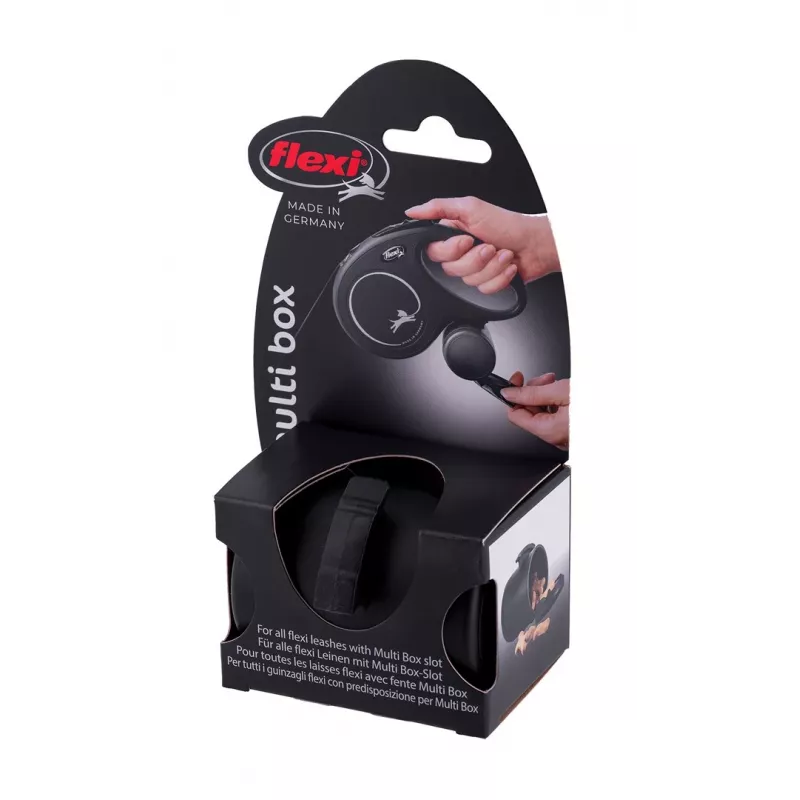Flexi Multi Box Black Universal – universalus ėdalo/vandens indas šunims