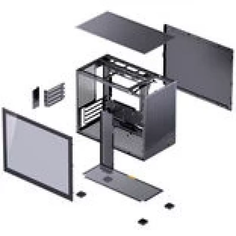 Kompiuterio korpusas Jonsbo D32 STD Mini Case mATX Juodas
