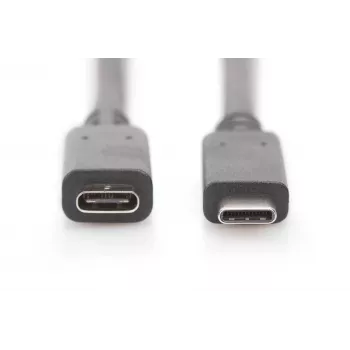 USB tipo C ilginamasis kabelis Digitus AK-300210-007-S 0,7 m