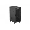 Laisvai pastatomas stelažinis korpusas LANBERG FF01-6824-23BL 24U 600×800 mm IP20 Juodas