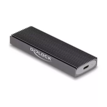 DeLOCK išorinis USB Type-C dėklas M.2 NVMe PCIe arba SATA SSD, be įrankių