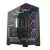 Modecom Volcano Stellar Plus ARGB Midi 8F Juodas korpusas