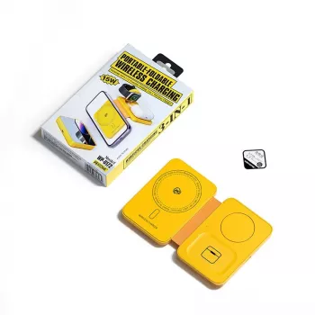 Belaidis 3 viename įkroviklis WEKOME MagSafe + veidrodėlis