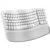 Belaidė ergonominė klaviatūra Logitech Wave Keys for Mac QWERTZ vokiška balta