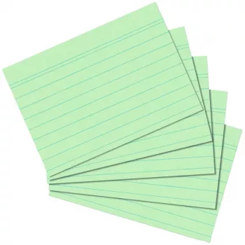 Herlitz 1150655 žalios kortelės 100 lapų 1 vnt