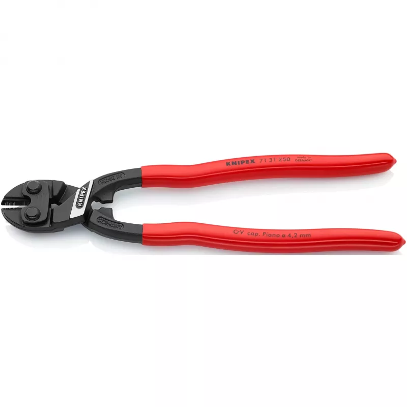 Kompaktiški varžtų pjovimo replės CoBolt XL 71 31 250, raudonos, ilgis 250 mm